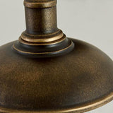 Alessio Rustik skålformet antik messing IP65 vandtæt udendørs væglampe