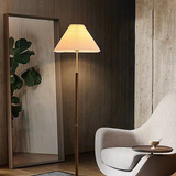 Moderne gulvlampe af rispapir