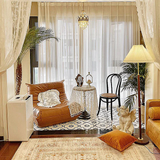 Moderne gulvlampe af rispapir