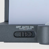 Moderne rektangulær akrylsensor solcelledrevet IP65 vandtæt udendørs væglampe