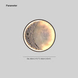 Elif Moderne måneformet LED IP65 vandtæt udendørslampe