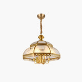 Geometrisk formet lysekrone i nikkel