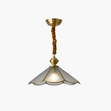 Geometrisk formet lysekrone i nikkel