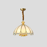 Geometrisk formet lysekrone i nikkel