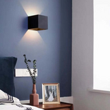 Moderne vandtæt LED-væglampe i aluminium til udendørs og indendørs brug