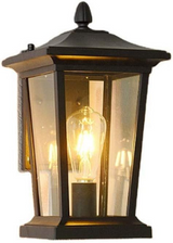 Farmhouse Vandtæt glasskærm Udendørs væglampe