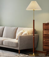 Moderne gulvlampe af rispapir