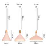 Fransk Macaron konisk pendel i metal