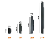 Vandtæt LED Strip-væglampe