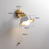 Retro fransk væglampe med hvide blomster