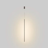 Minimalistisk lang LED-pendel lavet af aluminium