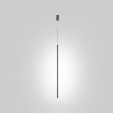 Minimalistisk lang LED-pendel lavet af aluminium
