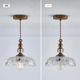 Midt i århundredet Mini køkkenø Pendel i glas