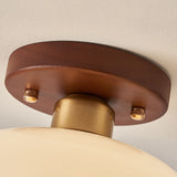 Vintage hvid lille loftslampe til gangen