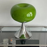 Æble-bordlampe i antik stil