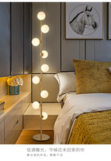 Gulvlampe i nordisk glas