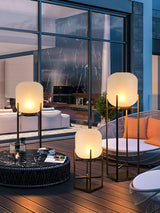 Solcelle-gulvlampe lanterne til udendørs brug