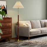 Moderne gulvlampe af rispapir