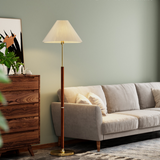 Moderne gulvlampe af rispapir