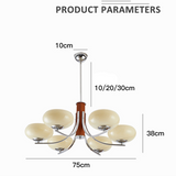 3/5 Hoved Bauhaus-lysekrone