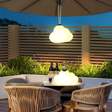 Minori Design LED-hængelampe Cloud Milk White Have i metal/akryl