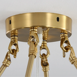 Lysekrone med bløde skaller