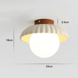 Loftslampe i jern til gangen