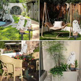 Solcelle-ugle-lampe (2-pak)