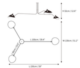 Serge Mouille loftslampe A