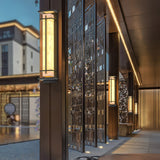 Firkantet udendørs væglampe Væglampe