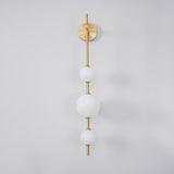 Lodret Globe-væglampe