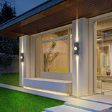 Udendørs - Korsformet væglampe med varm hvid LED