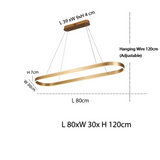 Lysekrone til køkken i rosaguld