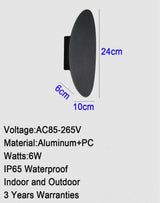 Sunset udendørs væglampe