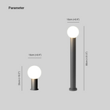 Pena Moderne Design LED Udendørslampe Metal Sort Have Udendørs