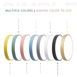 Nordic Macaron i træ, cirkulær loftslampe