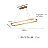 Lysekrone til køkken i rosaguld