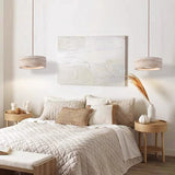 LED-pendel lavet af sten