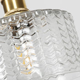 Vintage Krystal Hængende fra en Lampe