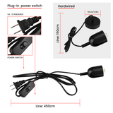 Bauhaus-Pendellampe af Farvet Glas