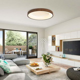 Loftslampe i naturligt træ
