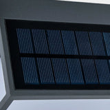 Moderne rektangulær akrylsensor solcelledrevet IP65 vandtæt udendørs væglampe