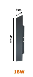 Vandtæt LED Strip-væglampe