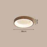 Loftslampe i naturligt træ