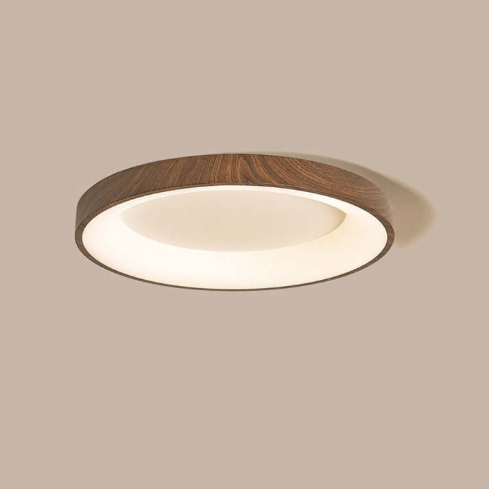 Loftslampe i naturligt træ