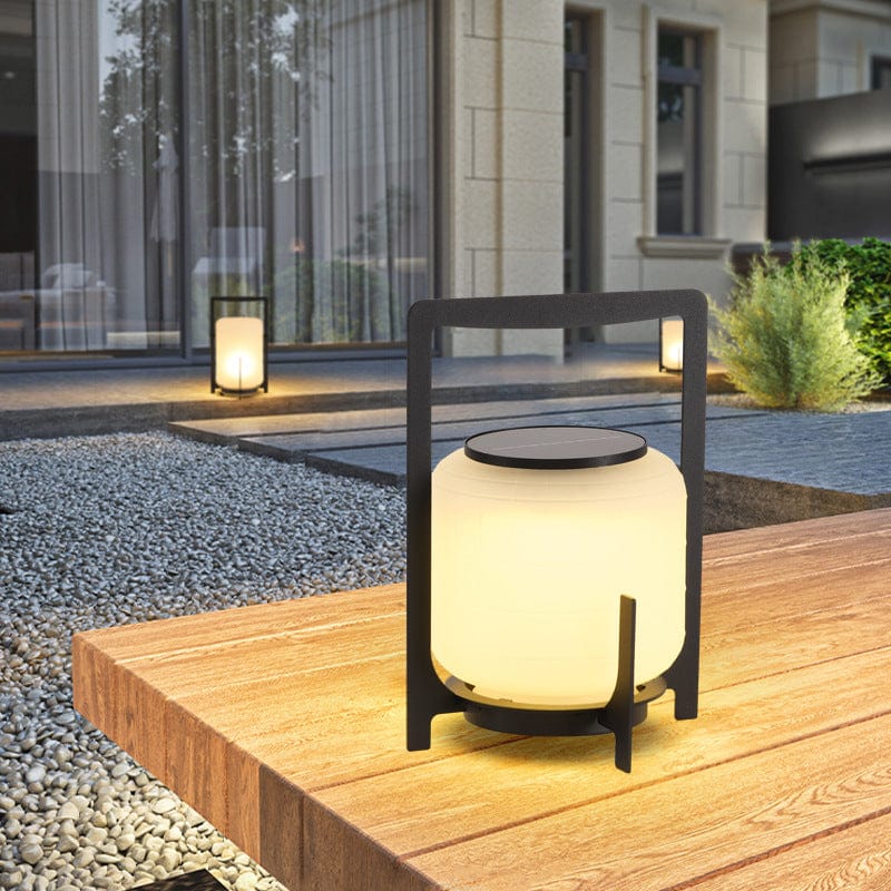Terrasse solcellelampe
