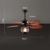 Sorte vintage kreative loftsventilatorer