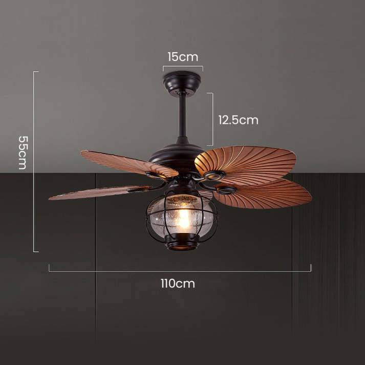 Sorte vintage kreative loftsventilatorer