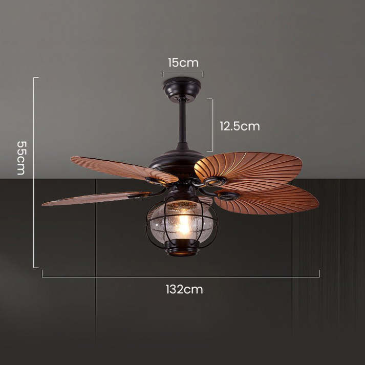 Sorte vintage kreative loftsventilatorer