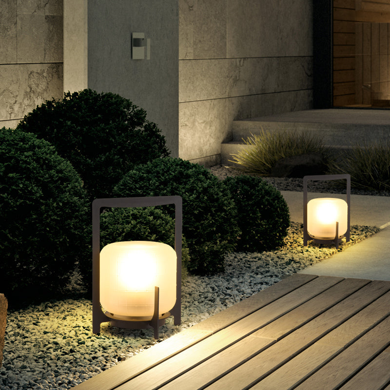 Terrasse solcellelampe